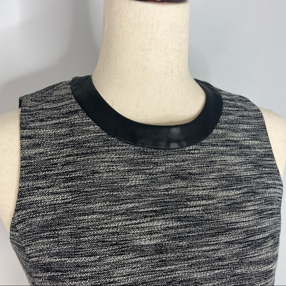 Madewell Women's 2 A-line Office Heather Black Tailored Dress - Picture 7 of 9